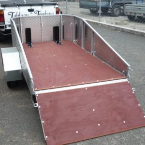 motorcycle trailer flatbed