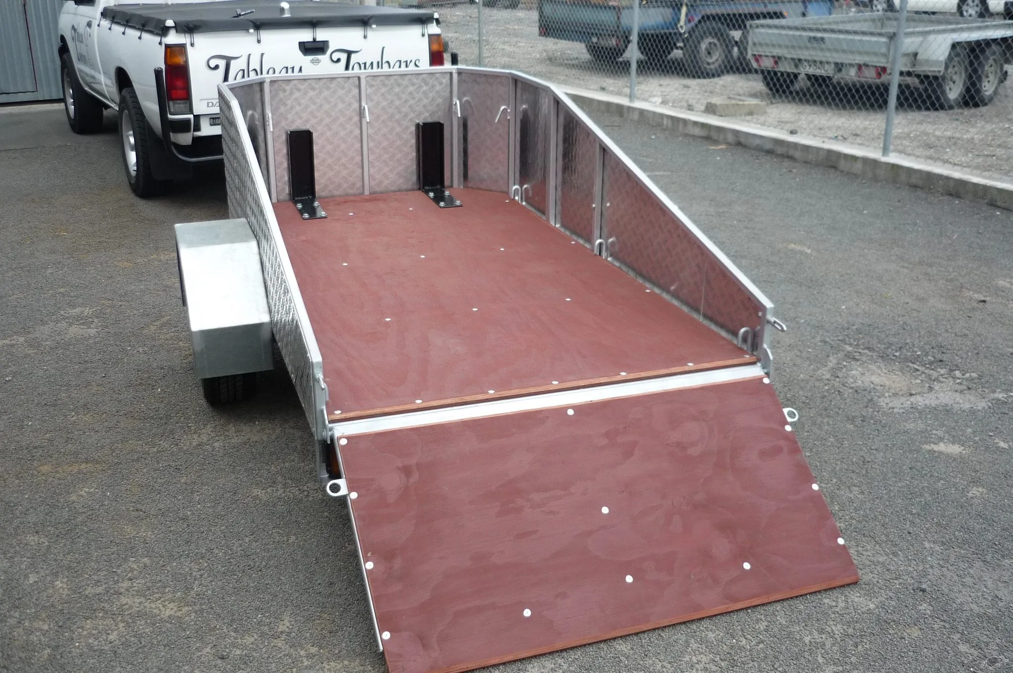 motorcycle trailer flatbed