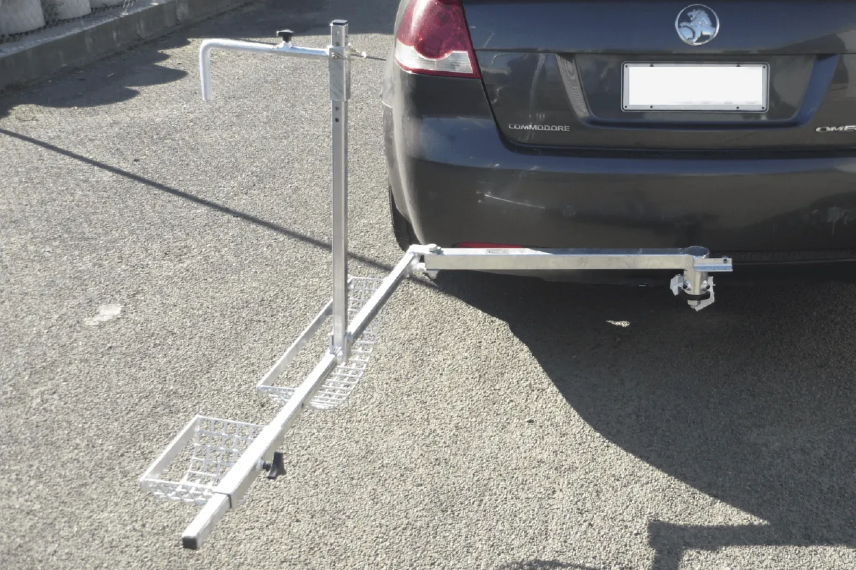 Towbar Wheelchair carrier open