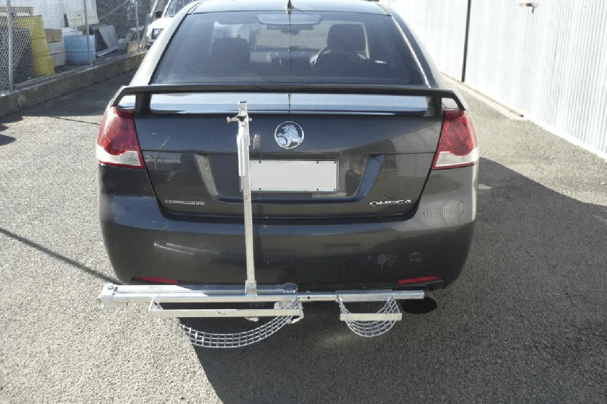 Towbar wheelchair carrier closed