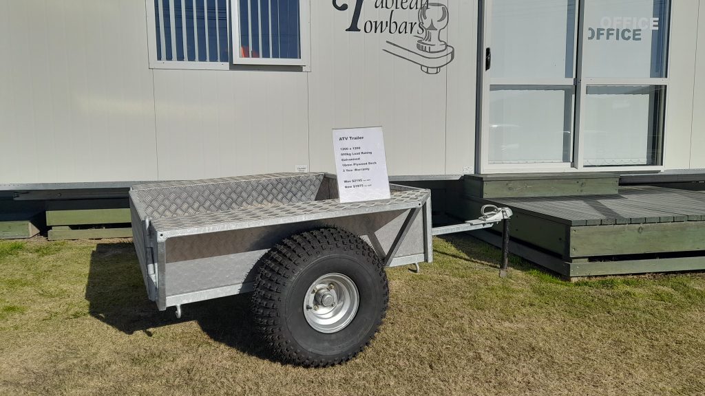 Quad and ATV transporter trailer built by Tableau Towbars