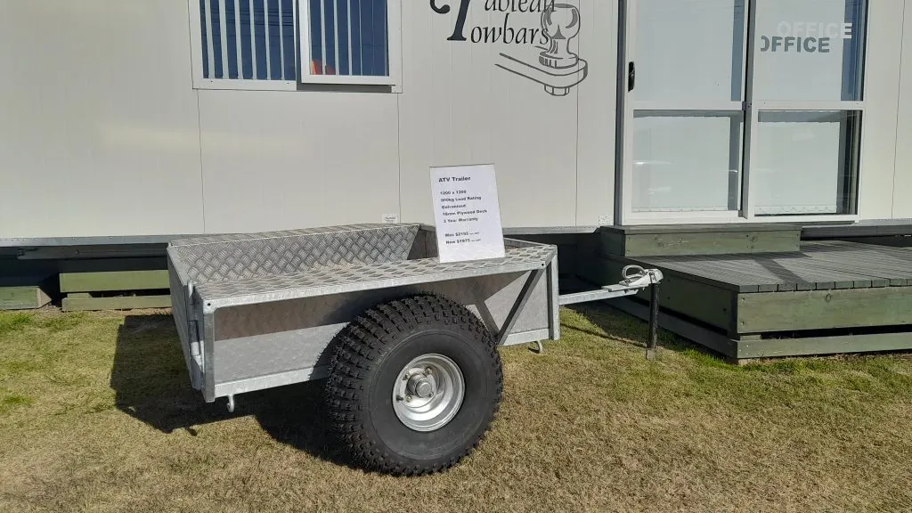 Quad and ATV transporter trailer built by Tableau Towbars